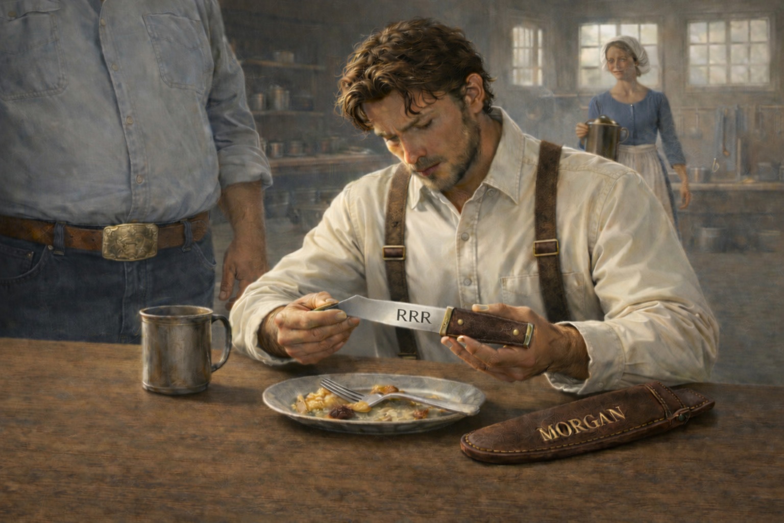 Morgan Discouraged in the morning.